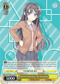 Talented Individual, Mai Sakurajima - SBY/W64-E004S - Super Rare available at 401 Games Canada