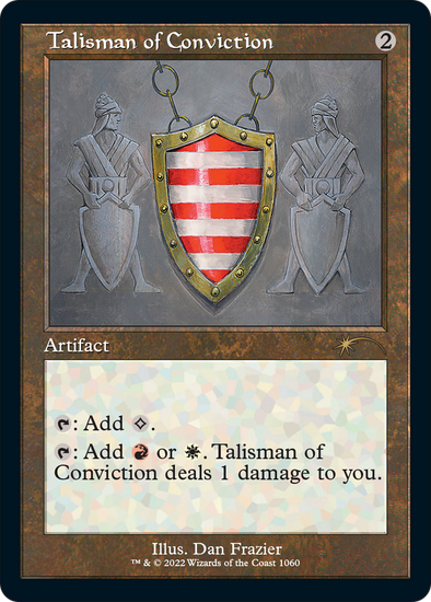 401 Games Canada - Talisman of Conviction - Dan Frazier Enemy Talismans Secret Lair (Etched) (SLD) 401 Games Canada - Talisman of Conviction - Dan Frazier Enemy Talismans Secret Lair (Etched) (SLD)