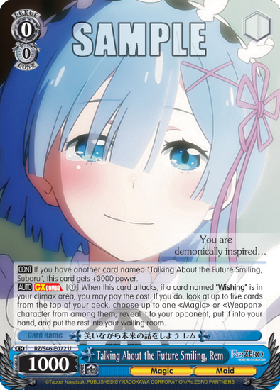 Talking About the Future Smiling, Rem - RZ/S46-E072 - Uncommon available at 401 Games Canada