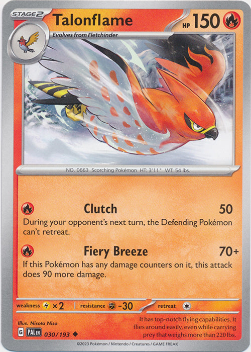 Talonflame - 030/193 - Uncommon available at 401 Games Canada