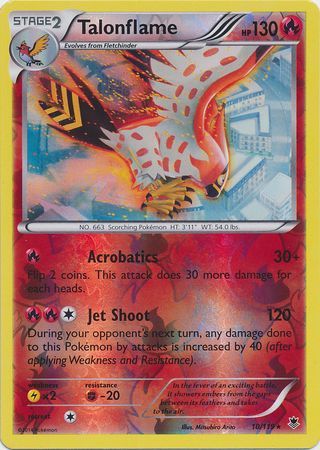 Talonflame - 10/119 - Rare - Reverse Holo available at 401 Games Canada