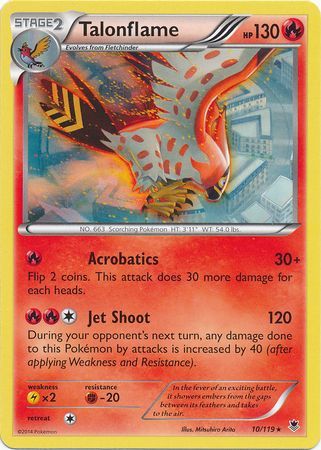 Talonflame - 10/119 - Rare available at 401 Games Canada