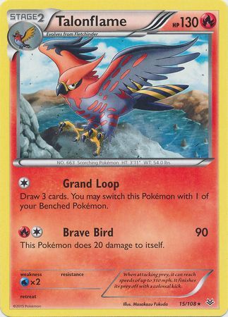 Talonflame - 15/108 - Rare available at 401 Games Canada