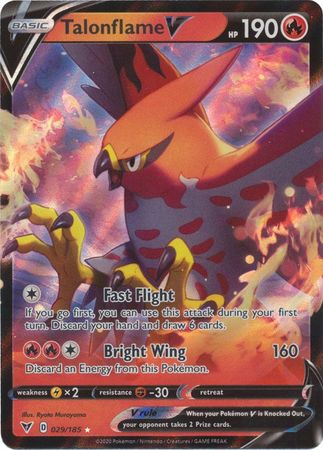 Talonflame V - 029/185 - Ultra Rare available at 401 Games Canada