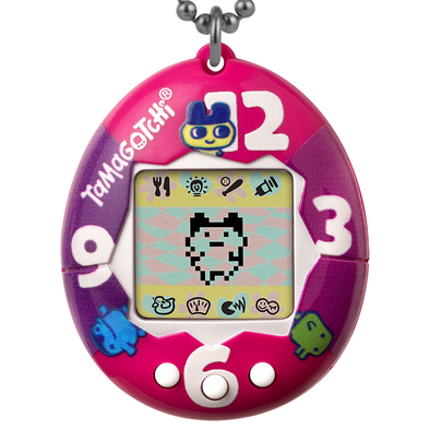 Tamagotchi - Purple/Pink Clock available at 401 Games Canada