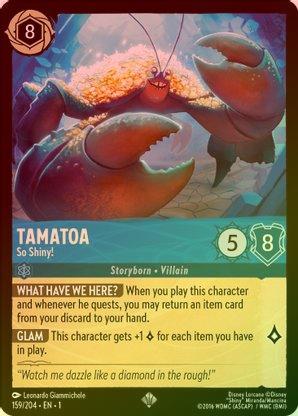 Tamatoa (So Shiny!) - 159/204 - Super Rare (Foil) available at 401 Games Canada