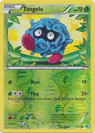 Tangela - 1/113 - Common - Reverse Holo available at 401 Games Canada