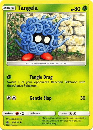 Tangela - 16/214 - Common available at 401 Games Canada