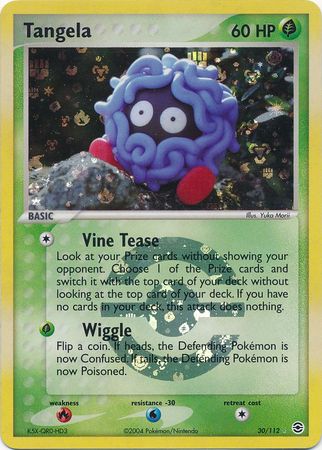 Tangela - 30/112 - Rare - Reverse Holo available at 401 Games Canada