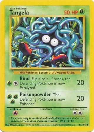 Tangela - 66/102 - Common - Unlimited available at 401 Games Canada