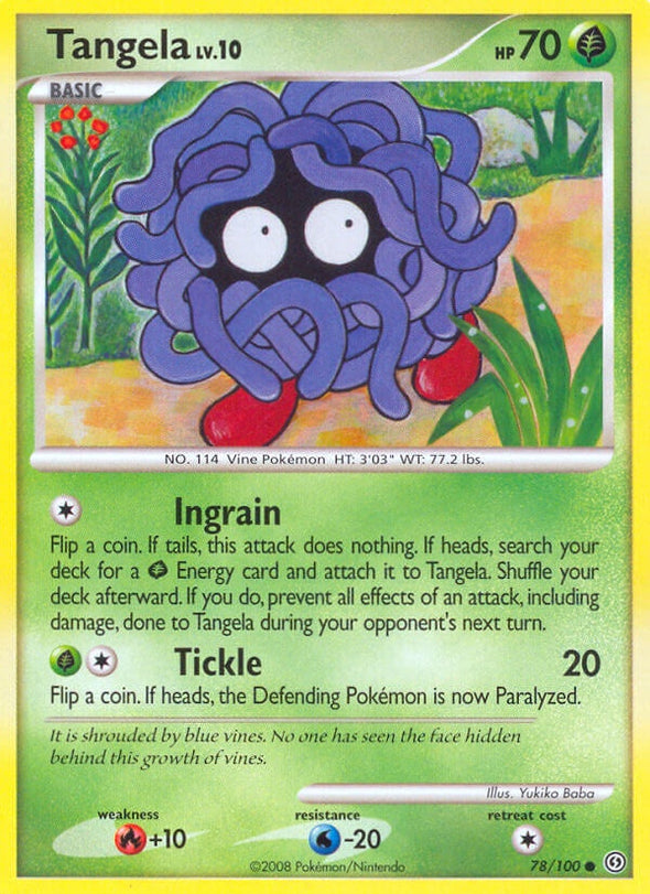 Tangela - 78/100 - Common available at 401 Games Canada