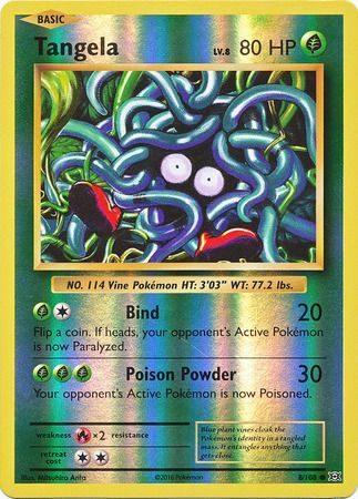 Tangela - 8/108 - Common - Reverse Holo available at 401 Games Canada