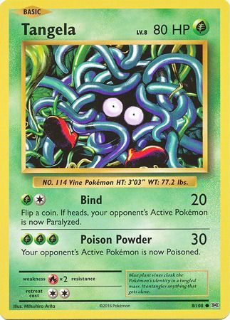 Tangela - 8/108 - Common available at 401 Games Canada