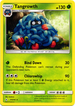Tangrowth - 17/214 - Rare available at 401 Games Canada