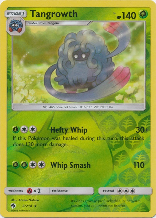 Tangrowth - 2/214 - Rare - Reverse Holo available at 401 Games Canada