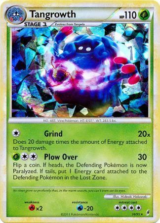 Tangrowth - 34/95 - Shattered Holo Rare - Theme Deck Exclusive available at 401 Games Canada