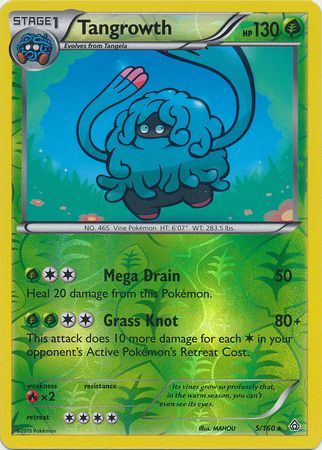 Tangrowth - 5/160 - Rare - Reverse Holo available at 401 Games Canada