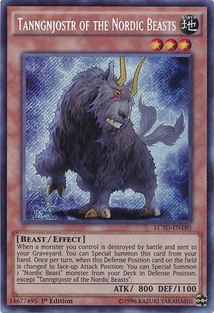 Tanngnjostr of the Nordic Beasts - LC5D-EN180 - Secret Rare - 1st Edition available at 401 Games Canada