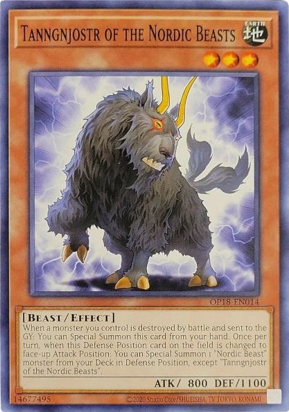 Tanngnjostr of the Nordic Beasts - OP18-EN014 - Common available at 401 Games Canada