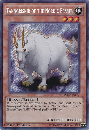 Tanngrisnir of the Nordic Beasts - LC5D-EN177 - Secret Rare - 1st Edition available at 401 Games Canada