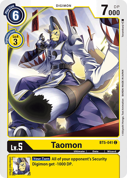 Taomon - BT5-041 - Common available at 401 Games Canada
