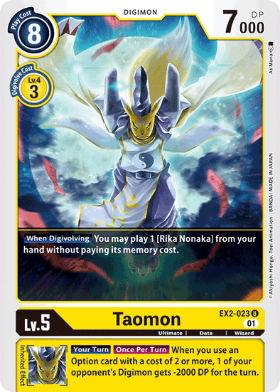 Taomon - EX2-023 - Uncommon available at 401 Games Canada