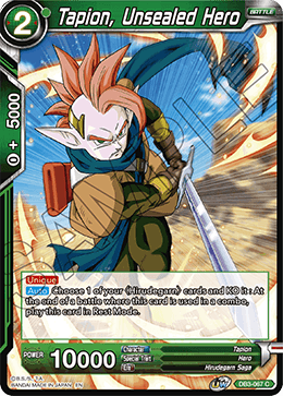 Tapion, Unsealed Hero - DB3-067 - Common available at 401 Games Canada