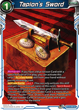 Tapion's Sword - BT14-059 - Uncommon available at 401 Games Canada