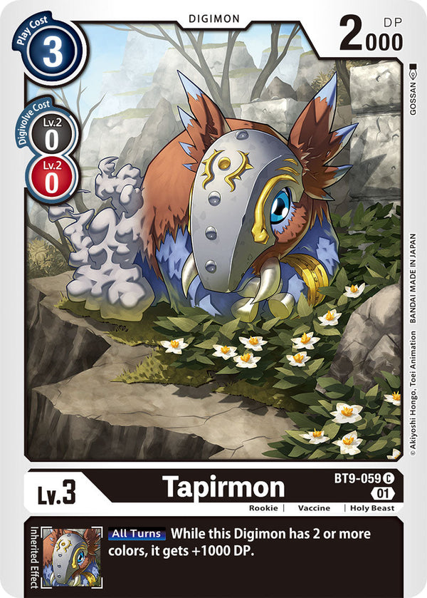 Tapirmon - BT9-059 - Common available at 401 Games Canada