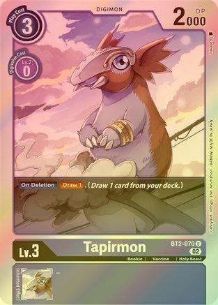 Tapirmon (Resurgence Booster Reprint) - BT2-070 - Uncommon (Foil) available at 401 Games Canada