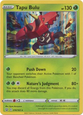 Tapu Bulu - 016/163 - Holo Rare available at 401 Games Canada