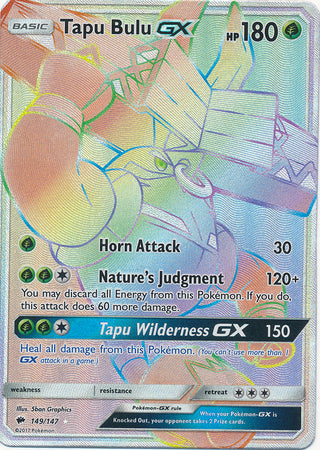 Tapu Bulu GX - 149/147 - Hyper Rare available at 401 Games Canada