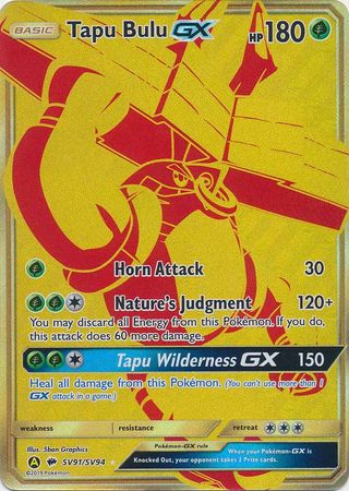 Tapu Bulu GX - SV91/SV94 - Gold Secret Rare available at 401 Games Canada