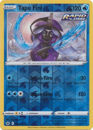 Tapu Fini - 040/198 - Holo Rare - Reverse Holo available at 401 Games Canada