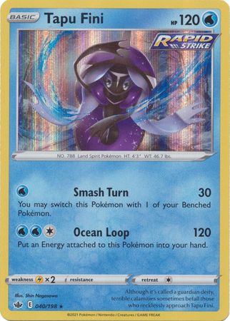 Tapu Fini - 040/198 - Holo Rare available at 401 Games Canada