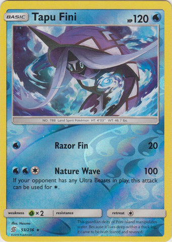 Tapu Fini - 53/236 - Rare - Reverse Holo available at 401 Games Canada