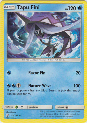 Tapu Fini - 53/236 - Rare available at 401 Games Canada