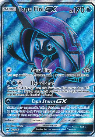 Tapu Fini GX - 133/147 - Full Art Ultra Rare available at 401 Games Canada