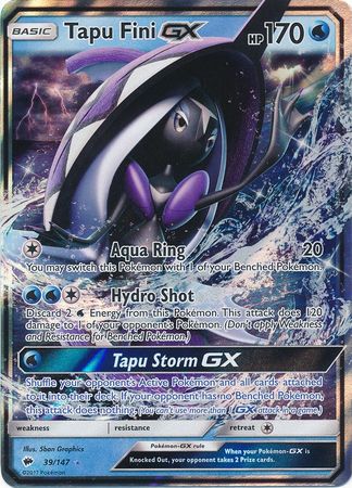 Tapu Fini GX - 39/147 - Ultra Rare available at 401 Games Canada