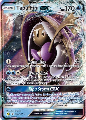 Tapu Fini GX - 39a/147 - Alternate Art Promo available at 401 Games Canada