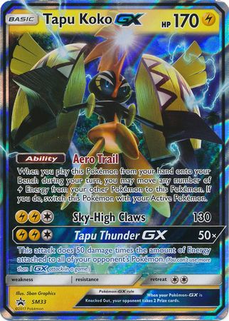 Tapu Koko GX - SM33 - Promo available at 401 Games Canada