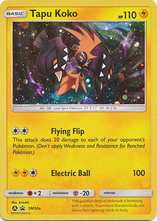 Tapu Koko - SM30a - Holo Promo available at 401 Games Canada