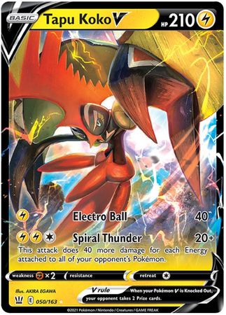 Tapu Koko V - 050/163 - Ultra Rare available at 401 Games Canada