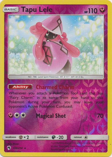 Tapu Lele - 150/214 - Holo Rare - Reverse Holo available at 401 Games Canada