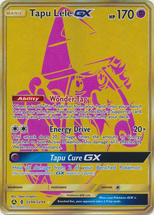 Tapu Lele GX - SV94/SV94 - Gold Secret Rare available at 401 Games Canada