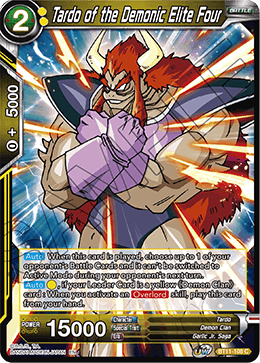 Tardo of the Demonic Elite Four - BT11-108 - Common (FOIL) (Reprint) available at 401 Games Canada