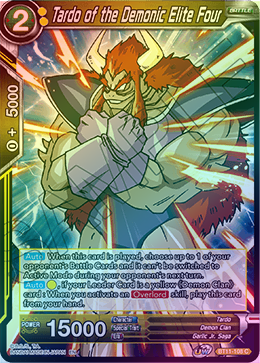 Tardo of the Demonic Elite Four - BT11-108 - Common (FOIL) available at 401 Games Canada