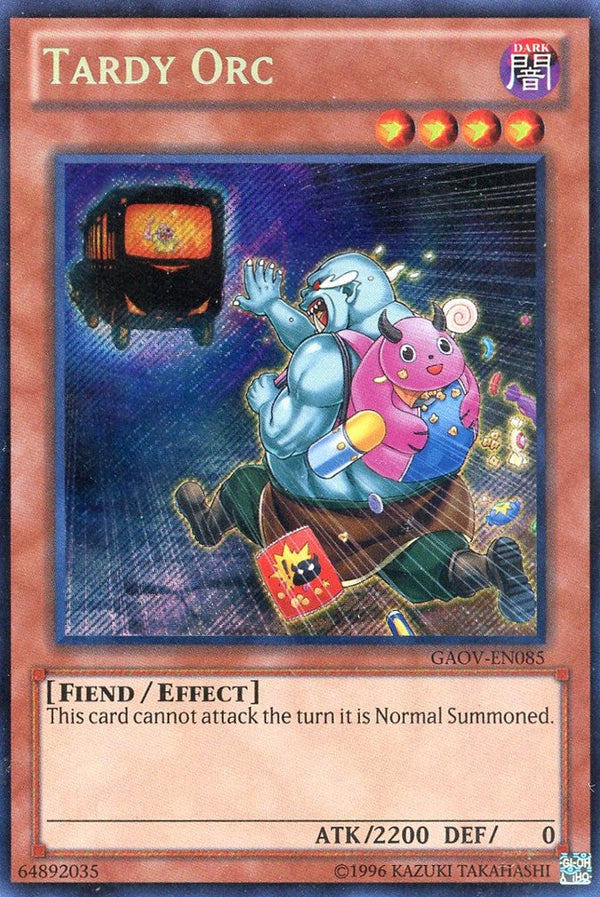 Tardy Orc - GAOV-EN085 - Secret Rare - Unlimited available at 401 Games Canada