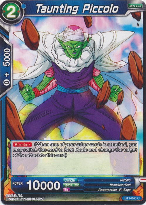 Taunting Piccolo - BT1-046 - Common available at 401 Games Canada