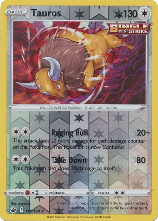 Tauros - 115/198 - Holo Rare - Reverse Holo available at 401 Games Canada